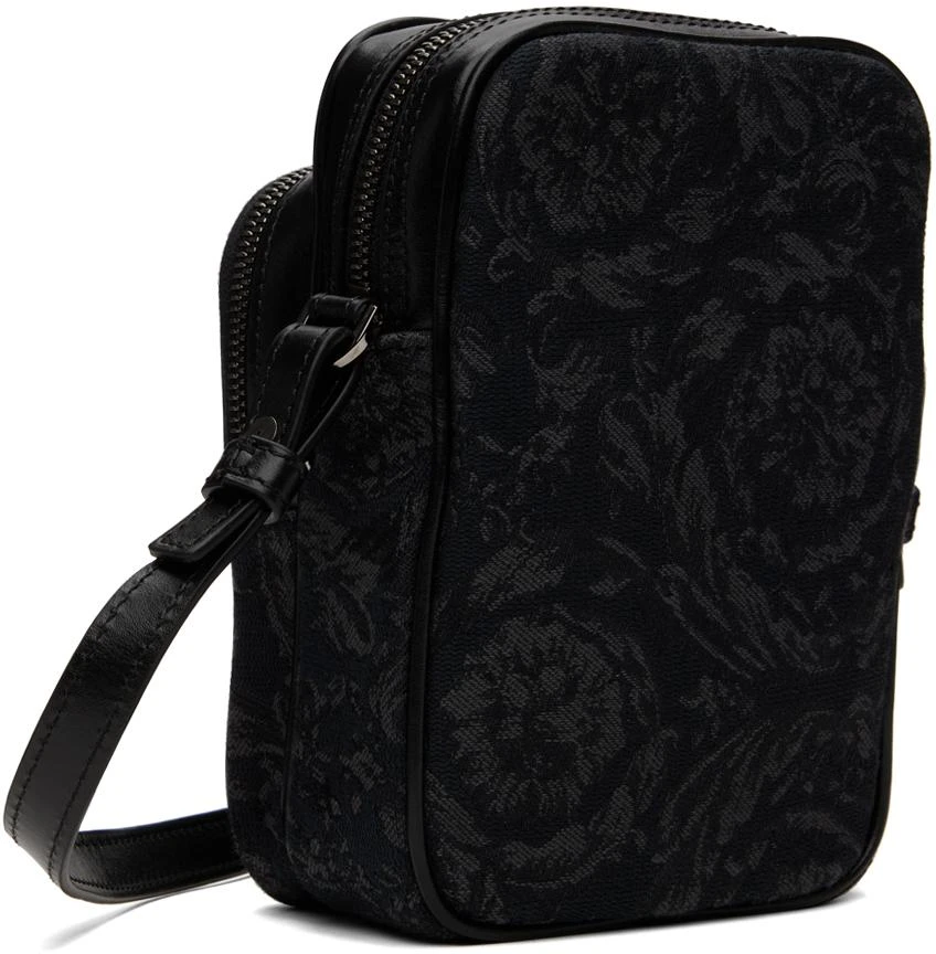 Versace Black Barocco Crossbody Pouch 3