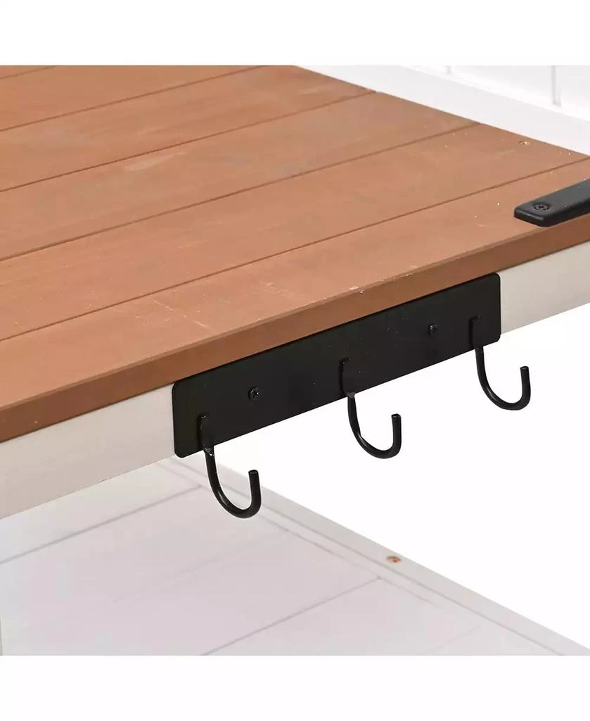 Streamdale Furniture Fir Wood Potting Bench with Hutch 6