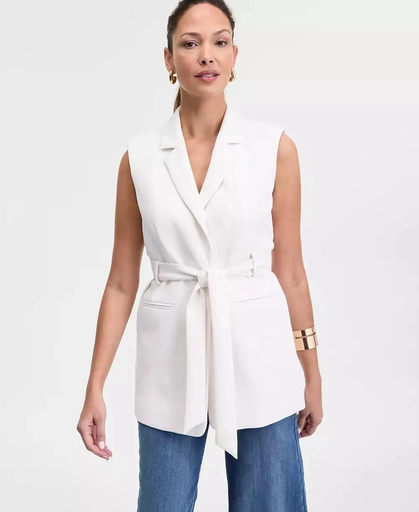 INC International Women's Belted Vest, Exclusively at Macy's 1