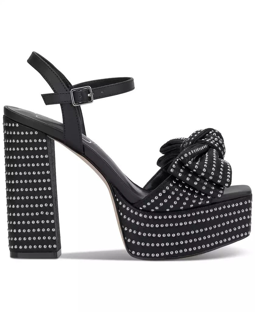 Jessica Simpson Women's Lollien Studded Bow Platform Sandals 2