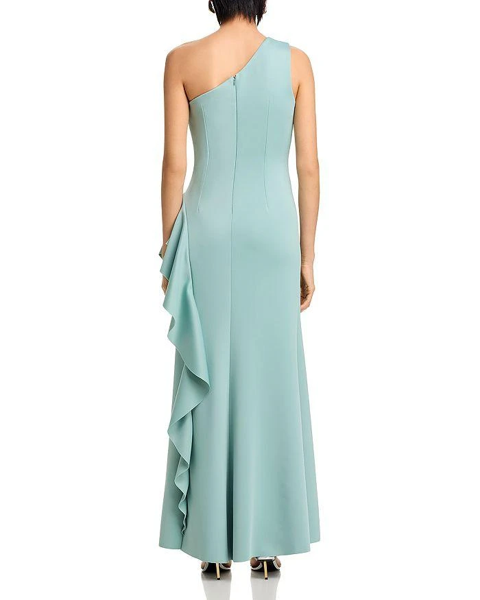 AQUA One Shoulder Ruffled Dress - Exclusive 4