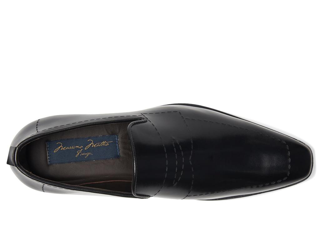 Massimo Matteo Stitched Penny Loafers