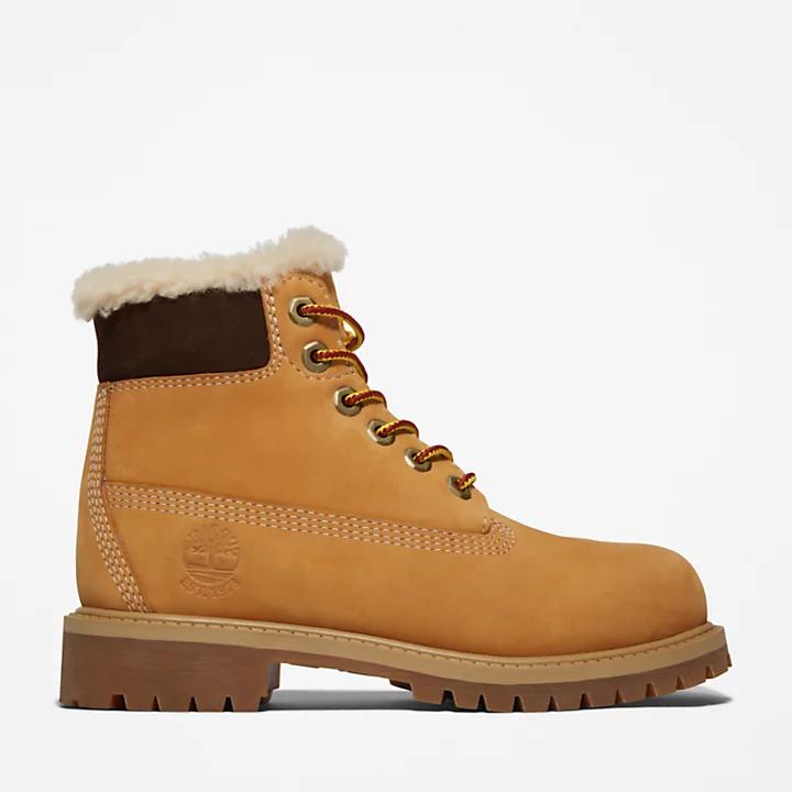 Timberland Timberland® Premium 6 Inch Winter Boot for Youth in Yellow