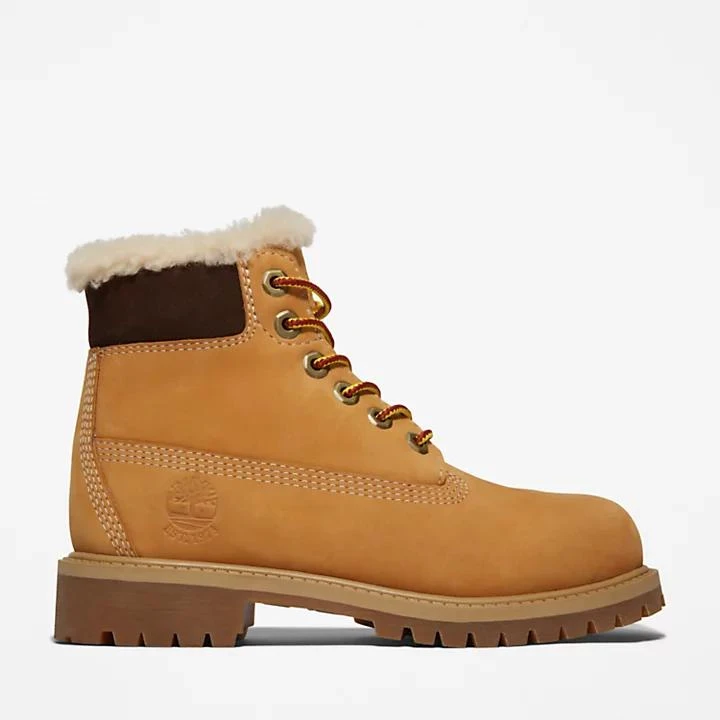 Timberland Timberland® Premium 6 Inch Winter Boot for Youth in Yellow 1