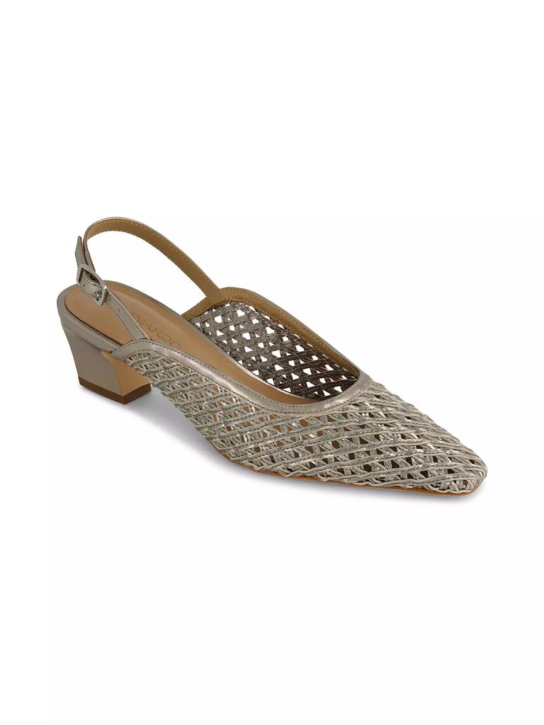 Bernardo Athena Woven Slingback Pumps