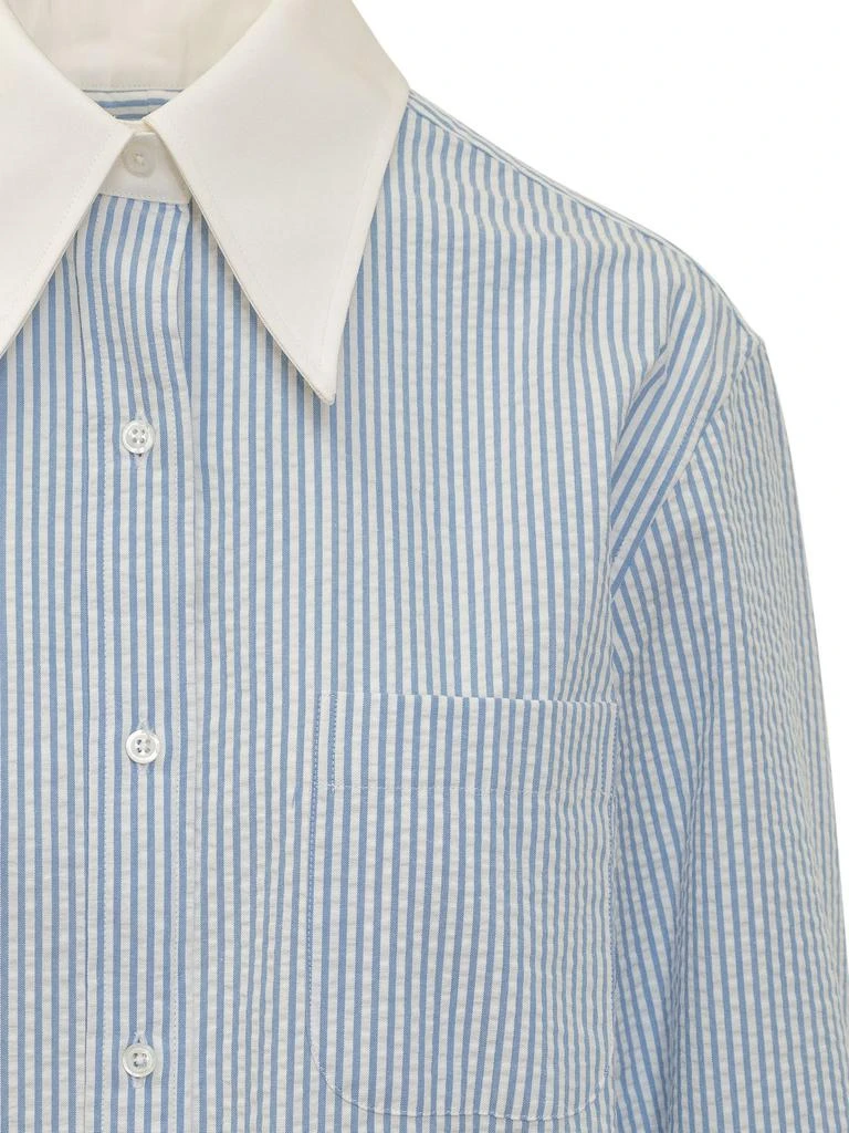 Thom Browne Thom Browne Striped Button-Up Shirt Dress 4