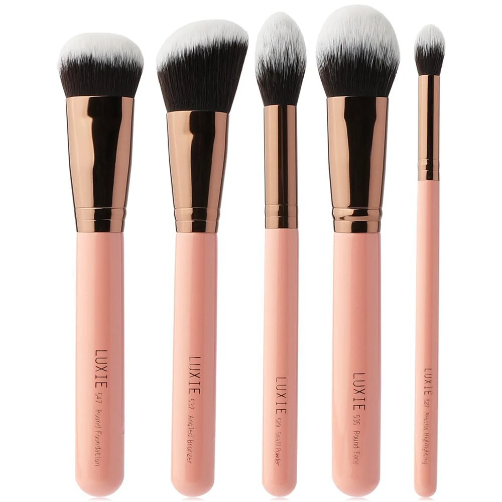 Luxie 5-Pc. Pro Complexion Face Brush Set 3