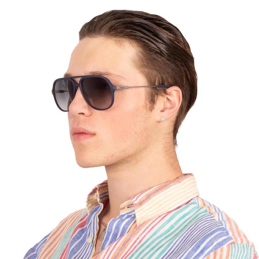Salvatore Ferragamo Salvatore Ferragamo Blue Gradient Navigator Men's Sunglasses SF999S 414 60