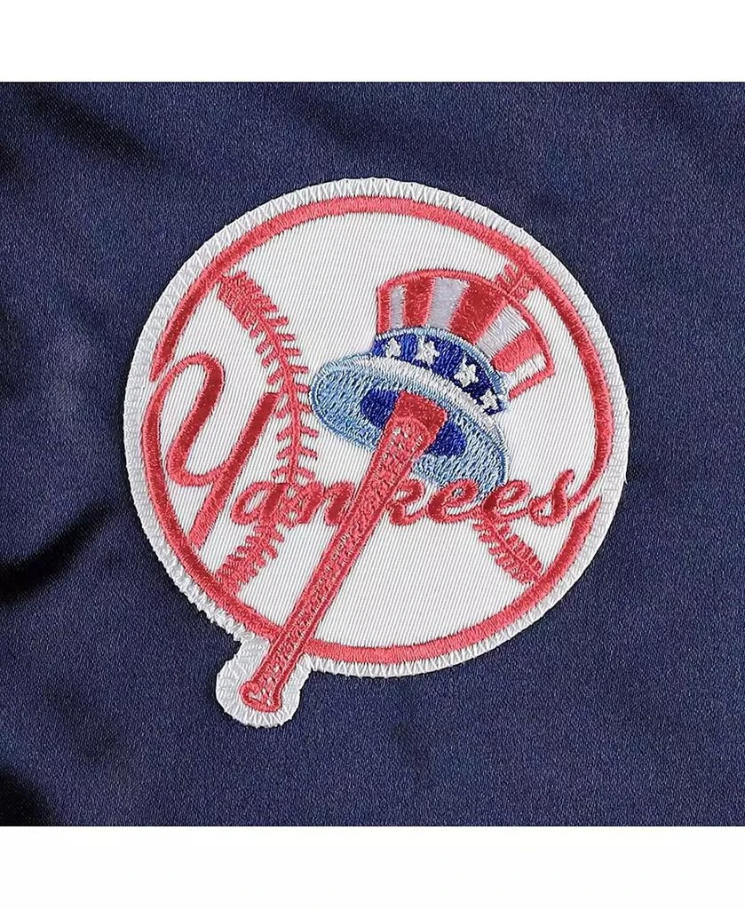 Mitchell & Ness Women's Navy New York Yankees Team 2.0 Satin Raglan Full-Snap Jacket 2