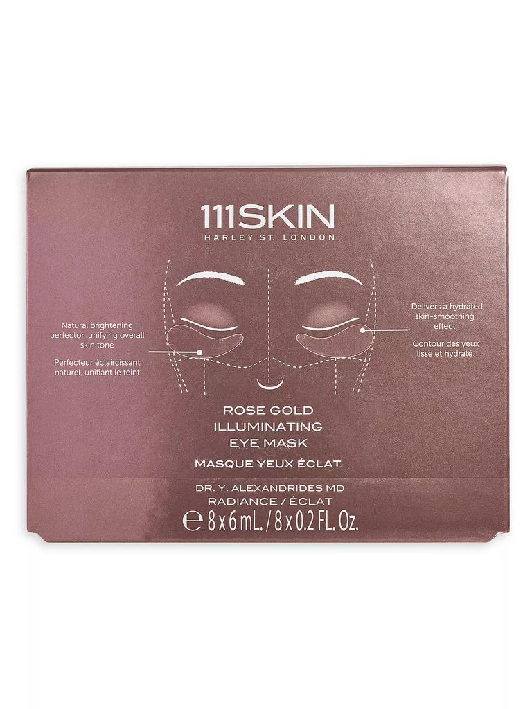 111SKIN Rose Gold Illuminating 8-Piece Eye Mask Set