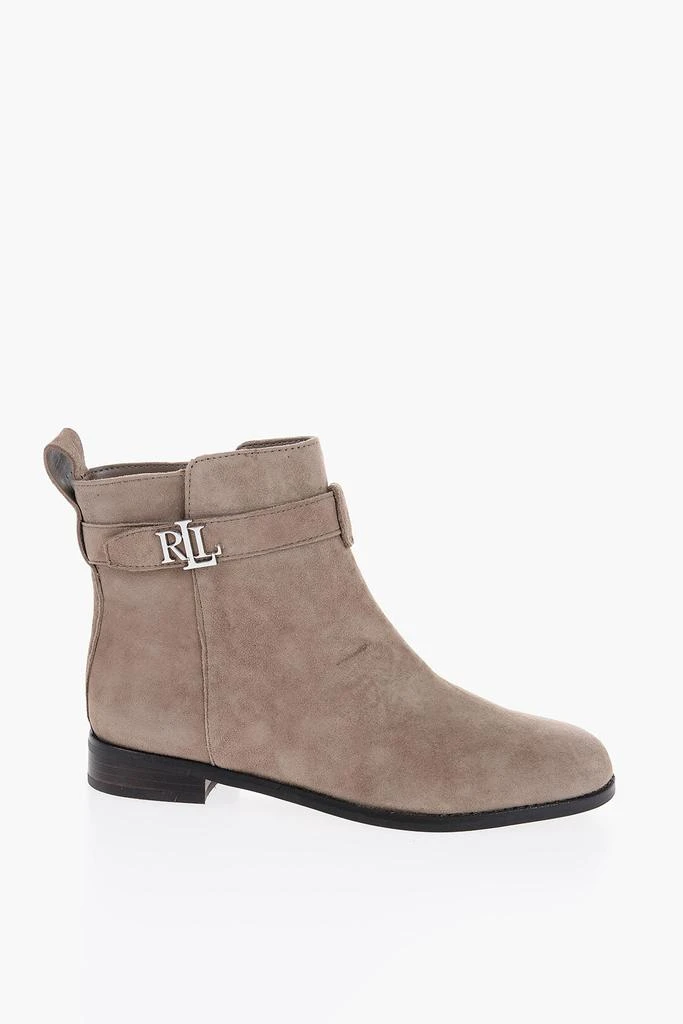 Ralph Lauren Lauren Suede Briele Boots With Straps 3