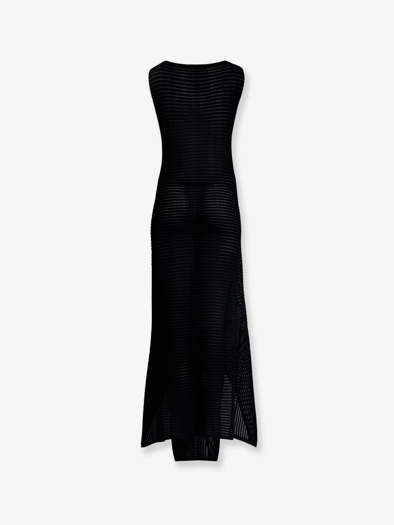 Alaia Ladder cotton blend dress
