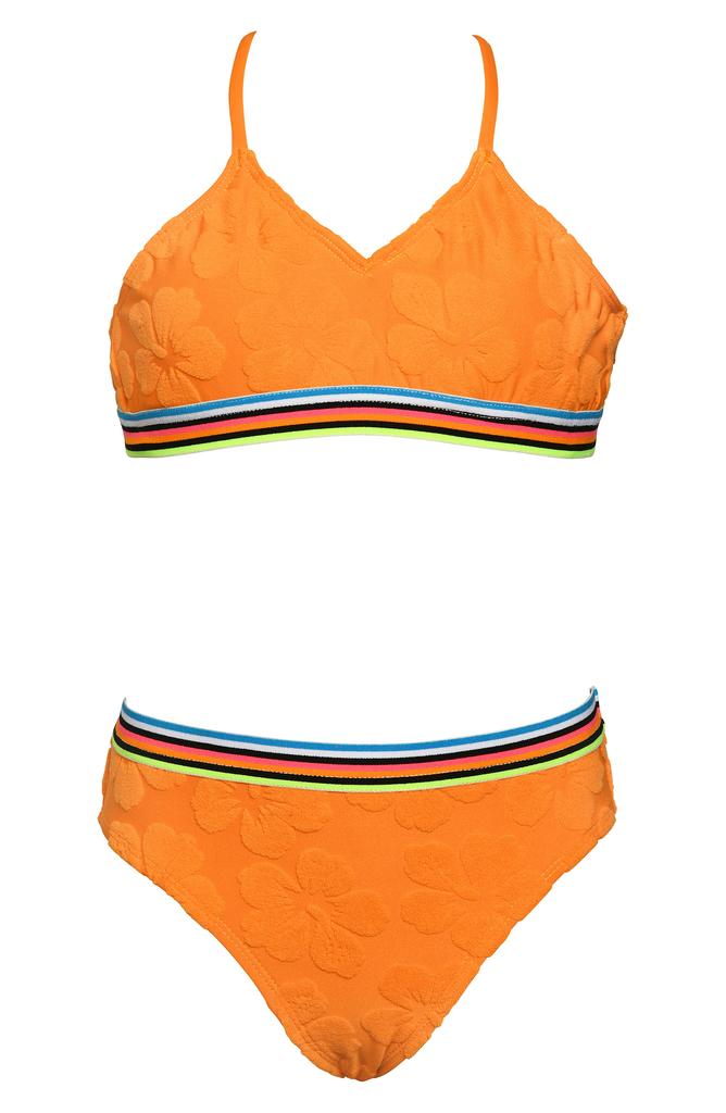 Hobie Kids' Terry Triangle Two-Piece Swimsuit