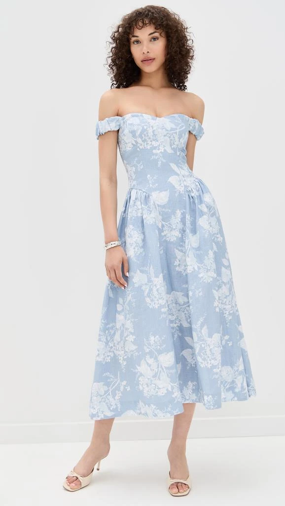 Reformation Monet Linen Dress 1
