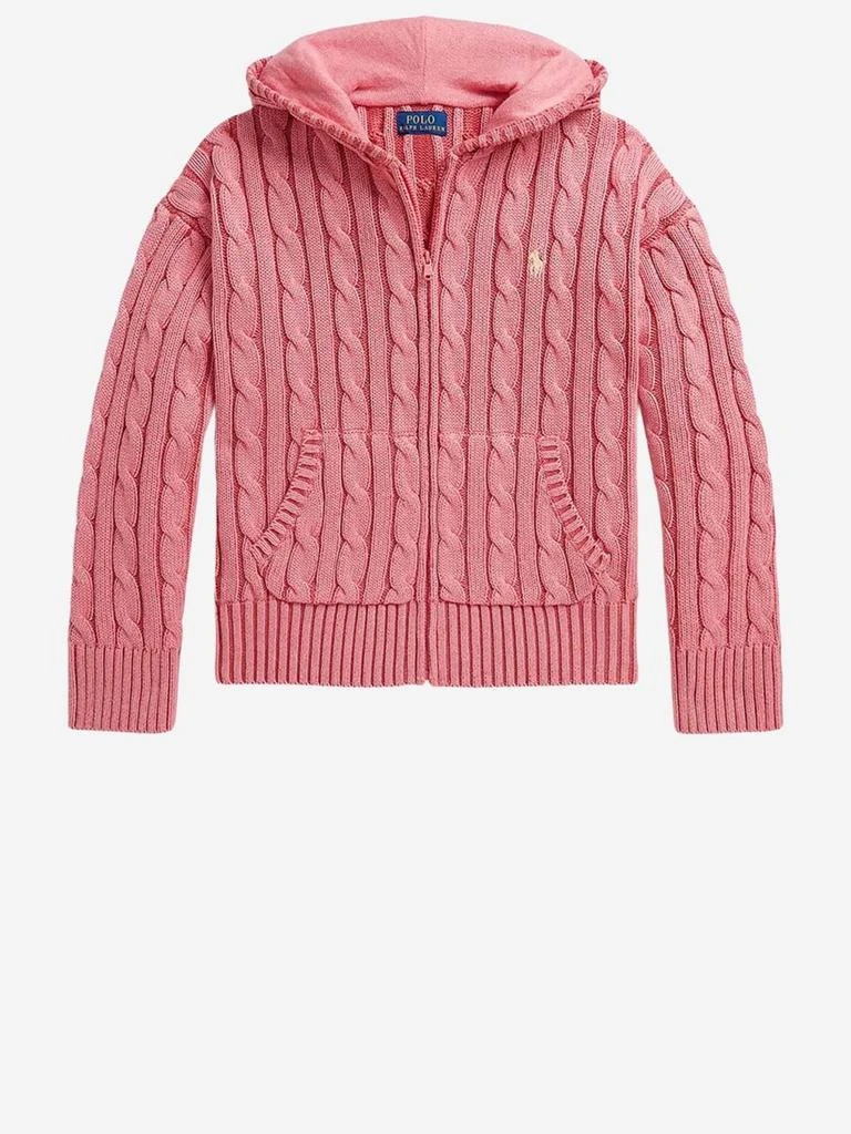 Ralph Lauren Polo Ralph Lauren Kids Cable Hooded Sweater