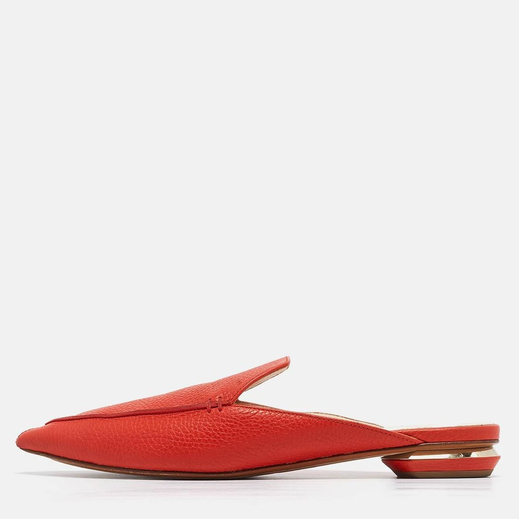 Nicholas Kirkwood Nicholas Kirkwood Red Leather Beya Pointed Toe Mules Size 41 1