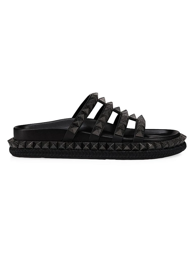 Christian Louboutin Pyra Hallulila Flat Mule Sandals 1
