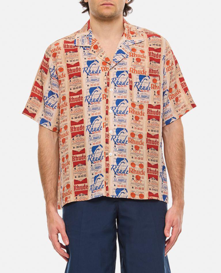 Rhude Voyage De Rhude Silk Shirt