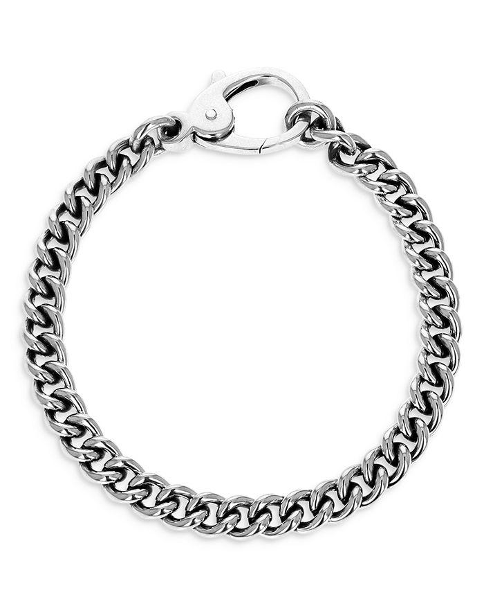 King Baby Sterling Silver Curb Link Chain Bracelet