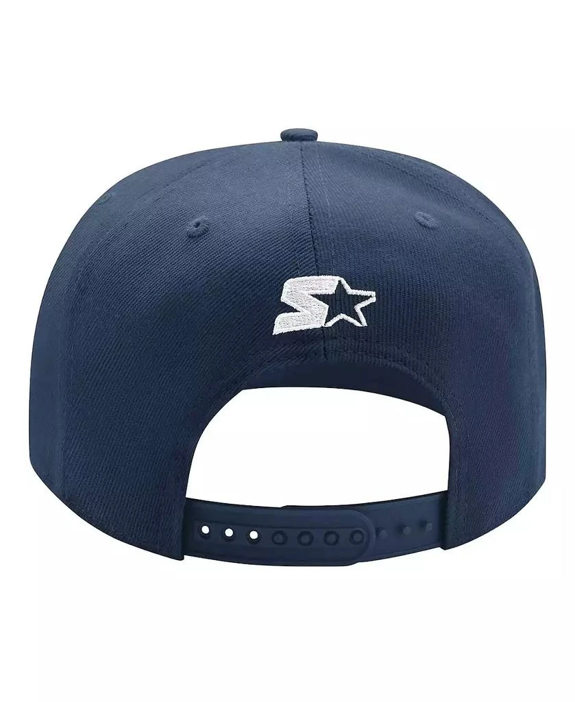 Starter Men's Light Blue, Deep Sea Blue Seattle Kraken Logo Two-Tone Snapback Hat 2