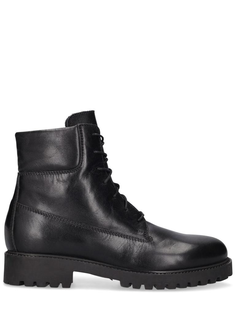 Totême 35mm The Husky Leather Combat Boots