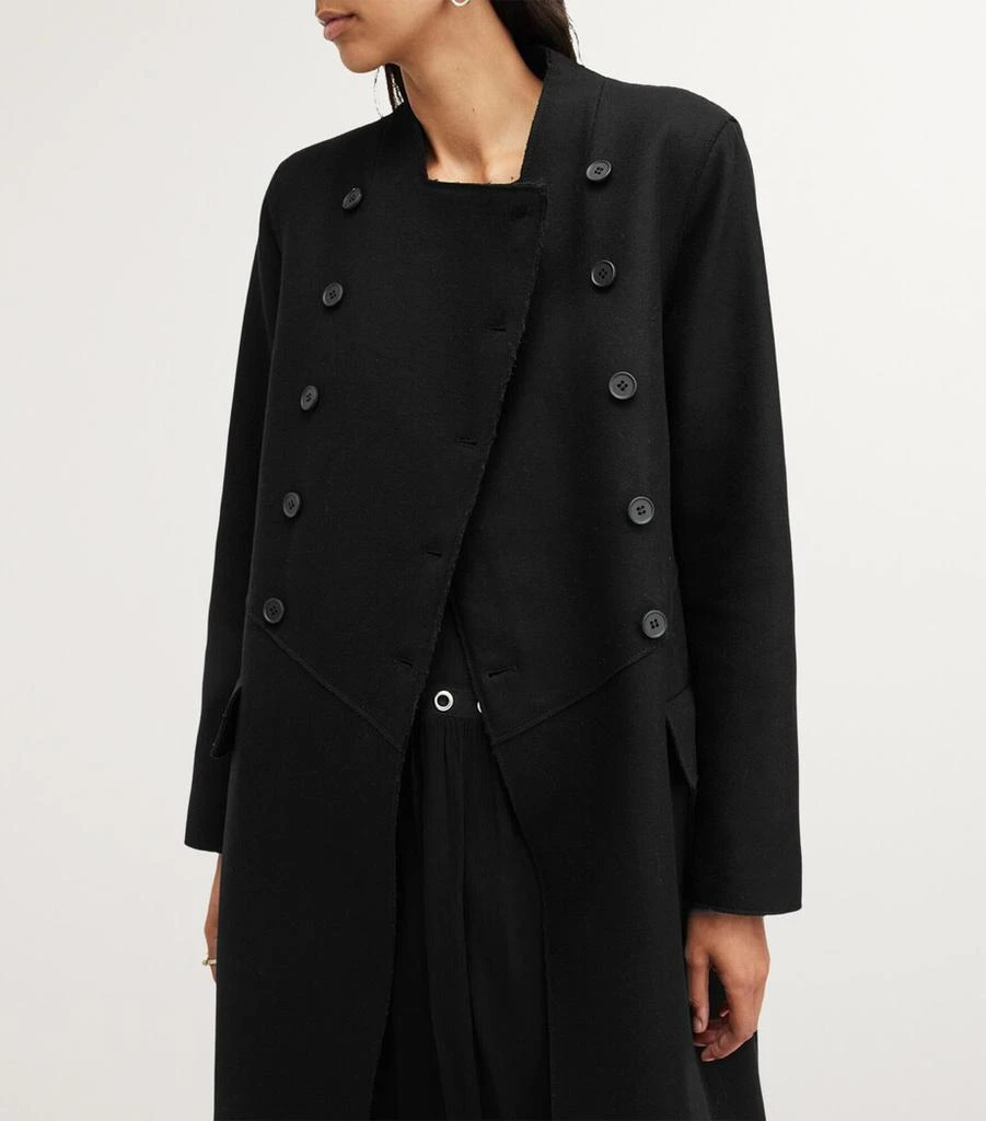 ALL SAINTS Wool-Blend Blaize Coat 6