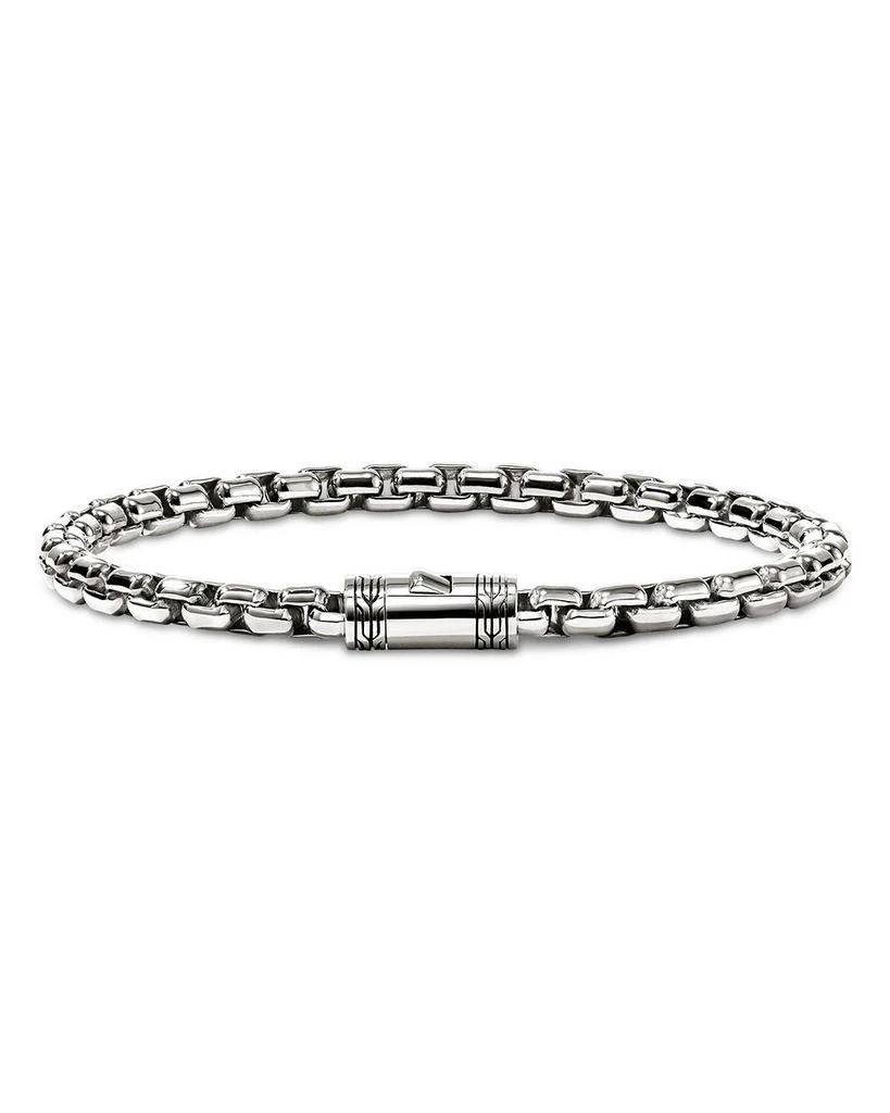 John Hardy Sterling Silver Box Chain Bracelet, 4.8mm 5