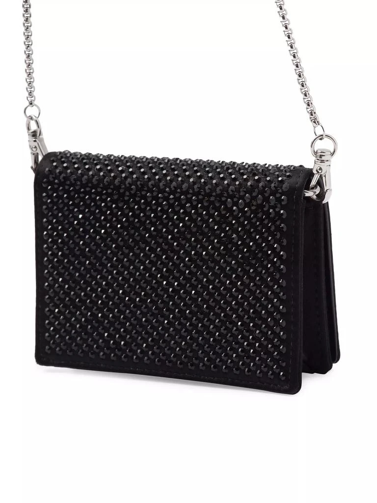Prada Cardholder with Shoulder Strap and Crystals 5