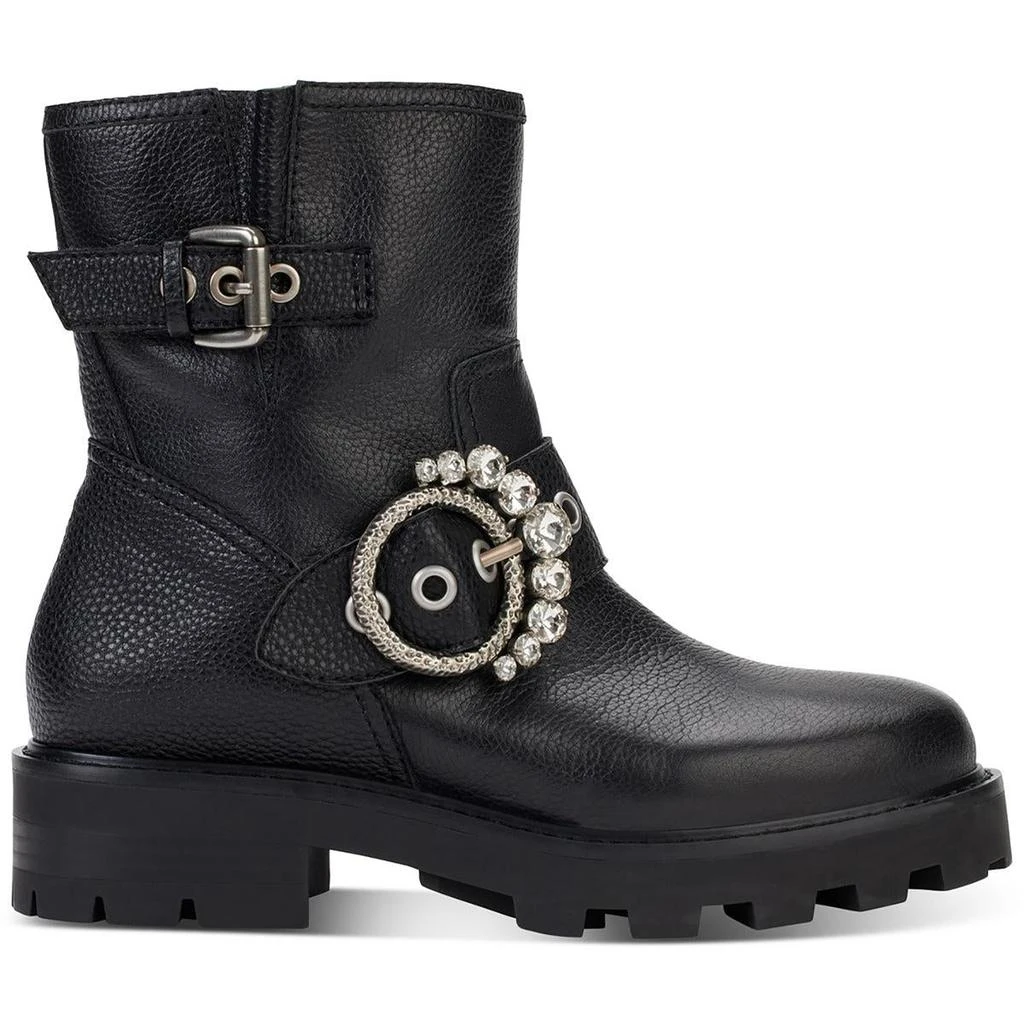 Karl Lagerfeld Paris Marceau  Womens Leather Embellished Ankle Boots 2