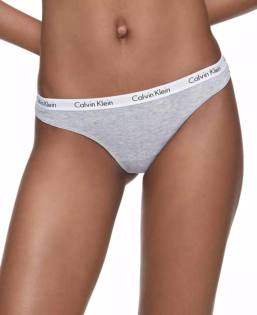 Calvin Klein Carousel Cotton 3-Pack Thong Underwear QD3587