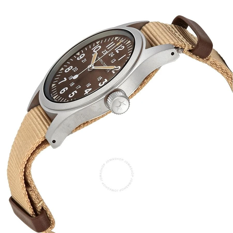 Hamilton Khaki Field Hand Wind Brown Dial Men's Watch H69439901 2