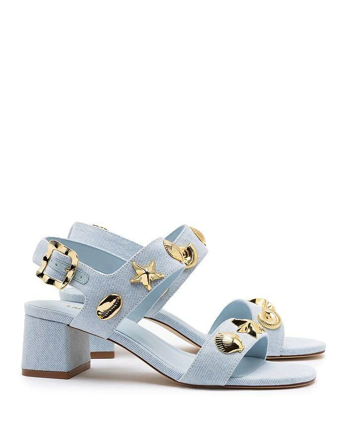 Larroudé Women's Madison Studded Strappy Sandals 1