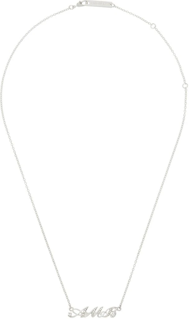 Ambush Silver Amb' Initial Necklace 1