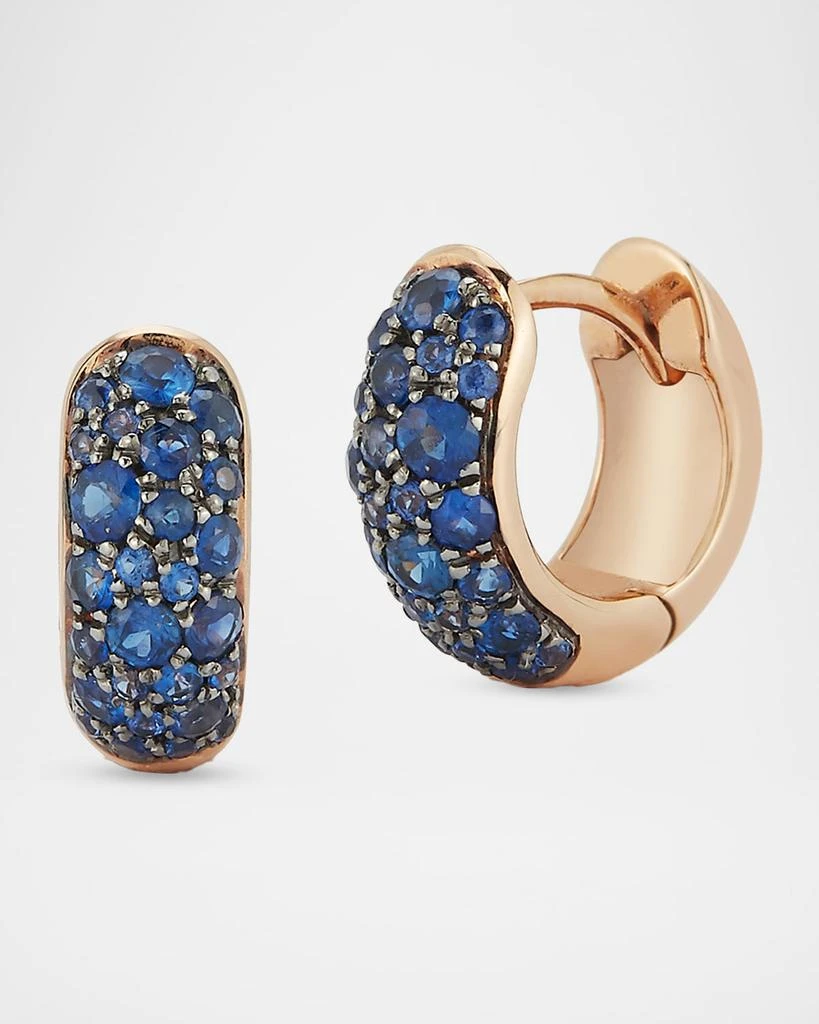 Walters Faith Julian Blue Sapphire Huggie Earrings