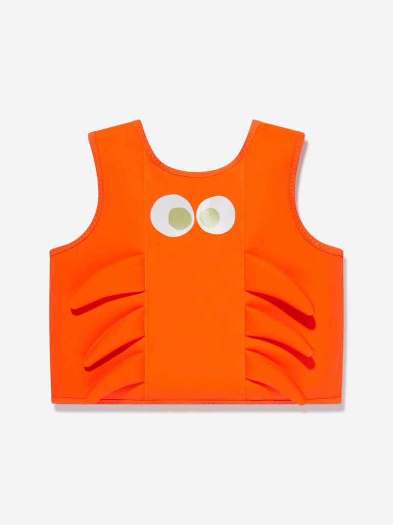 Sunnylife Kids Sonny The Sea Creature Swim Vest in Orange