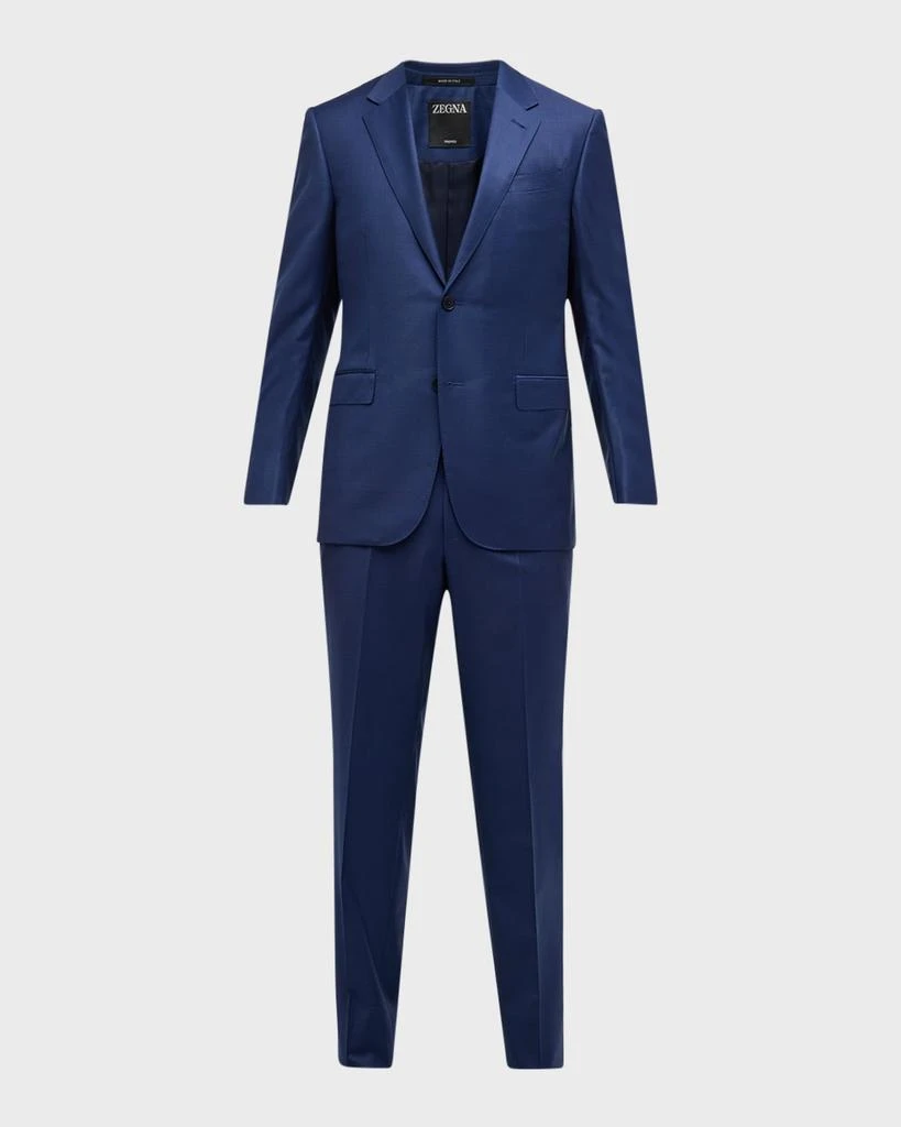Zegna Men's Trofeo Wool Pindot Suit 1