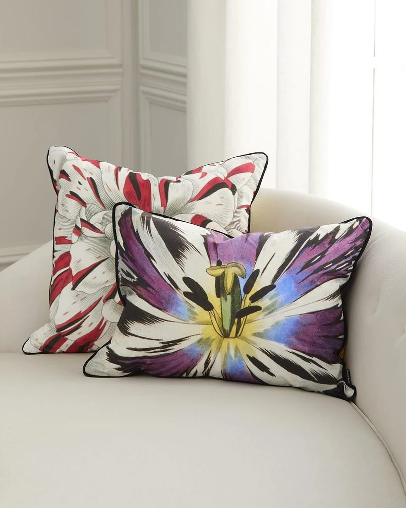 Christian Lacroix Flowered Decorative Pillow, 22" Square 4