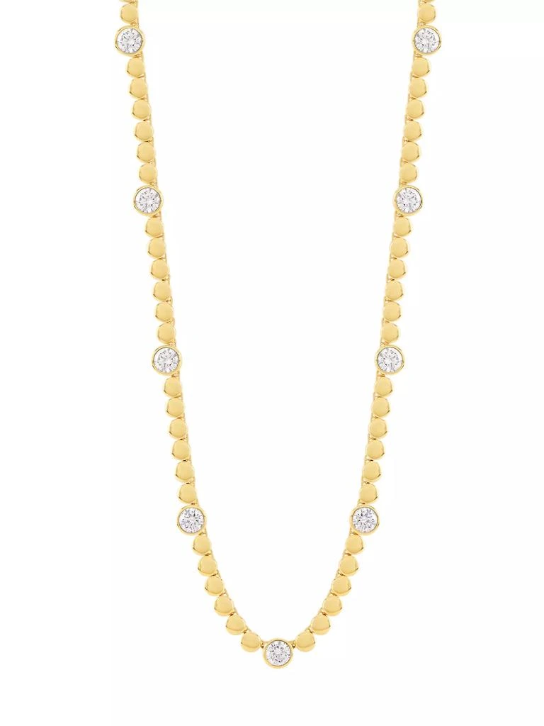 Adriana Orsini Basel 18K Gold-Plated & Cubic Zirconia Station Necklace 1