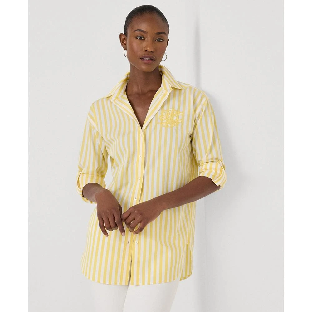 Lauren Ralph Lauren Women's Cotton Striped Shirt 1