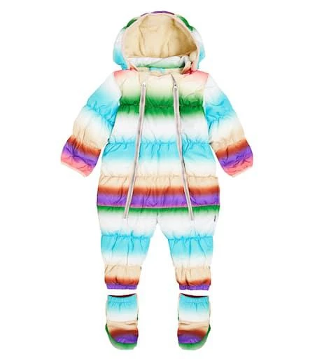 MOLO Baby Hebe striped snowsuit