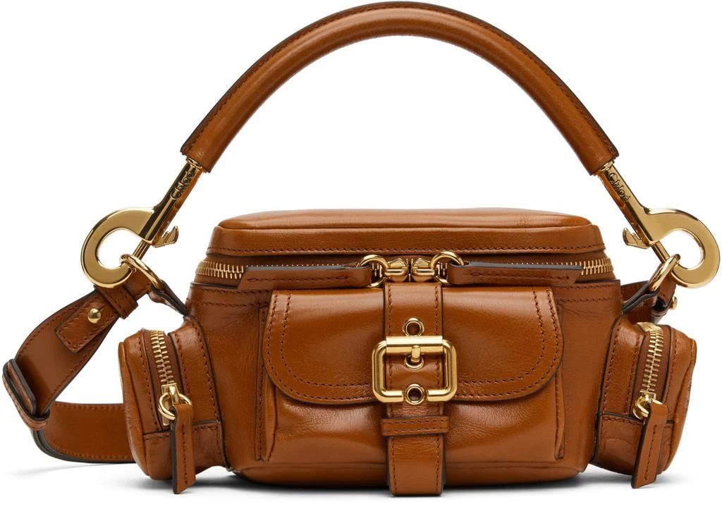 Shop Camera Bucket Crossbody Bag in Shiny Calfskin on Sale  display picture 1