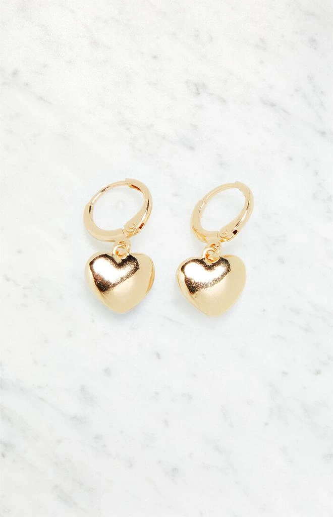 LA Hearts Pearl Hoop Earrings 2