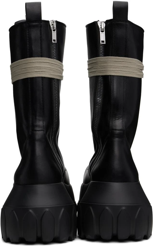Rick Owens Black Porterville Army Mega Tractor Boots 2