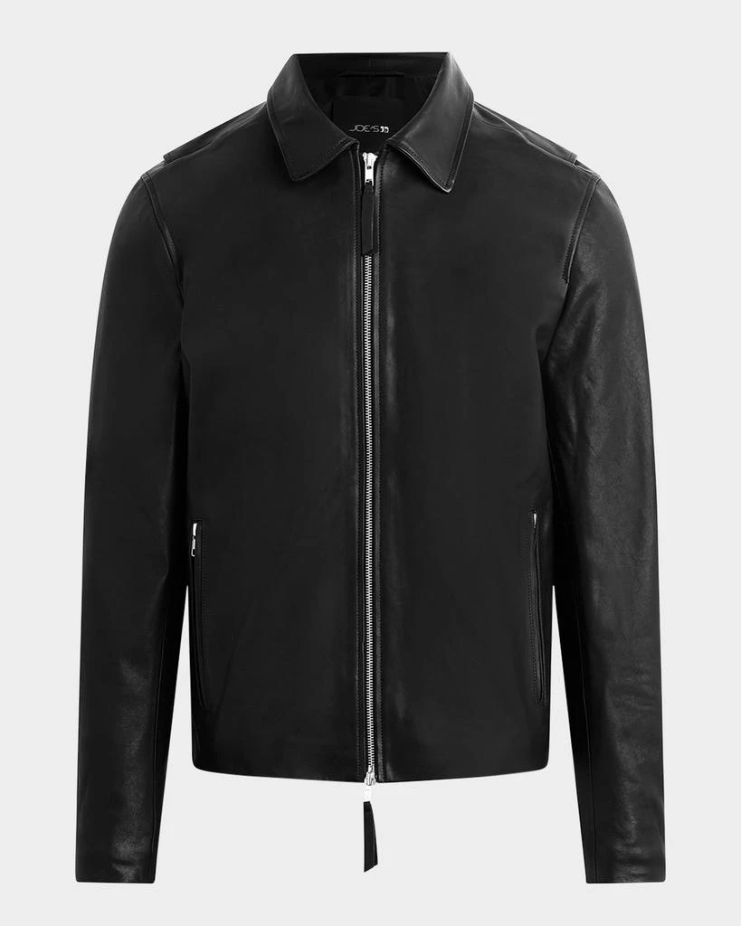 Joe's Jeans Men's Leather Moto Jacket 1