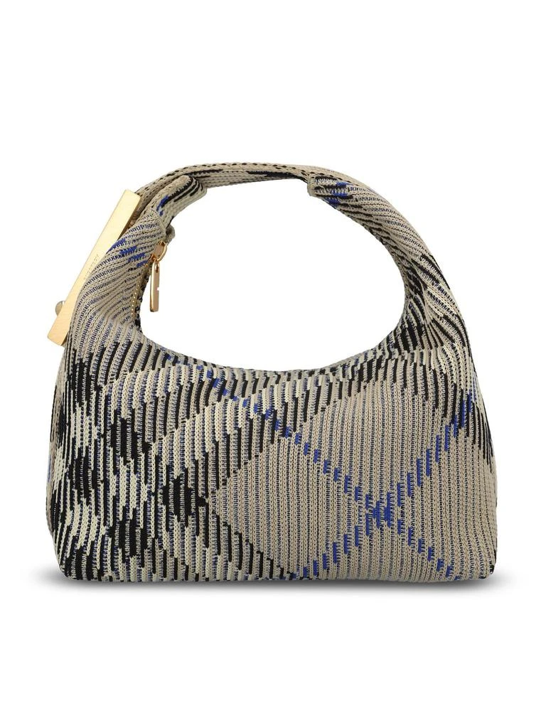 Burberry Burberry Mini Peg Checked Top Handle Bag 1
