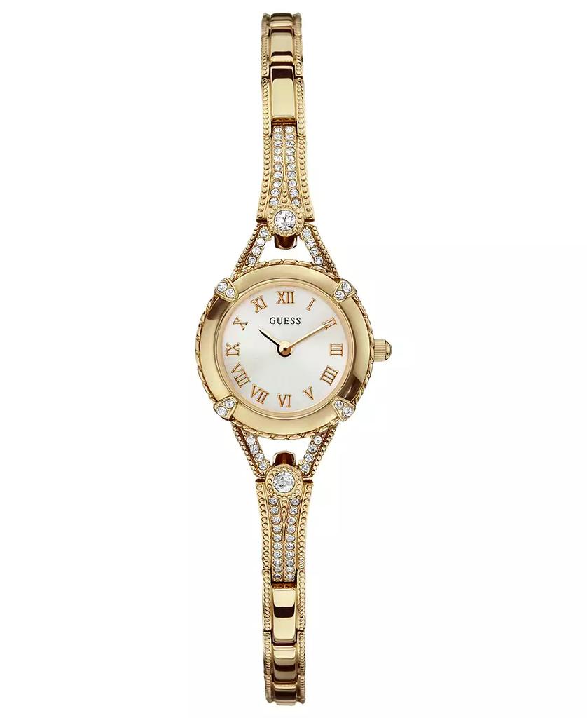 GUESS Watch, Women's Gold Tone Bracelet 22mm U0135L2