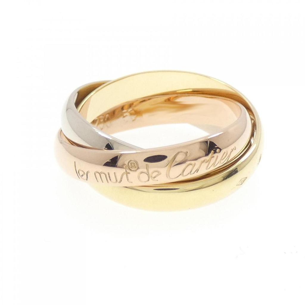 Cartier pink gold gold yellow gold pink gold (18K) gold (18K) yellow gold (18K) Band Ring (Pre-Owned)