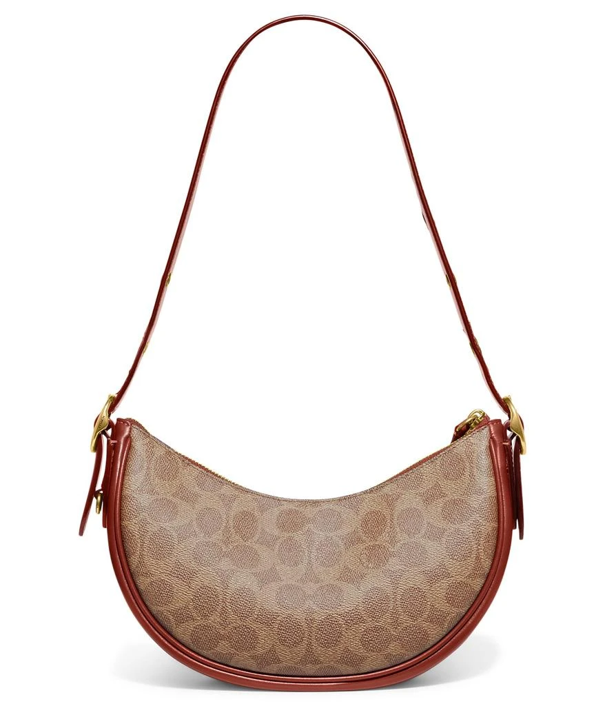 Coach Coated Canvas Signature Luna Shoulder Bag 4