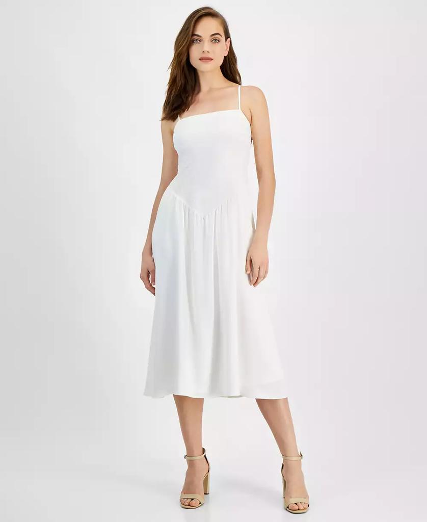 RACHEL Rachel Roy Women's Dona Mixed Media A-Line Dress