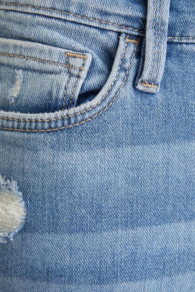 FRAME Le Garcon Slim distressed boyfriend jeans 4